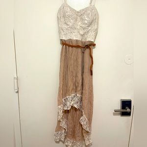 Lily Rose spring high-low dress.